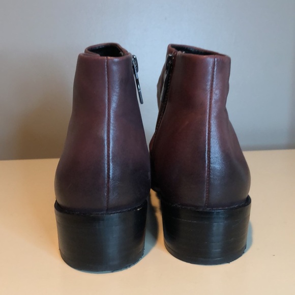 Salvia Nevis Brunello Butter Napa Leather brown zip ankle boots - Picture 2 of 16